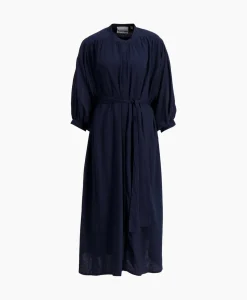 Maxi Jurk Balloon Long Double Layered Donker Blauw^Sea Me Happy Best