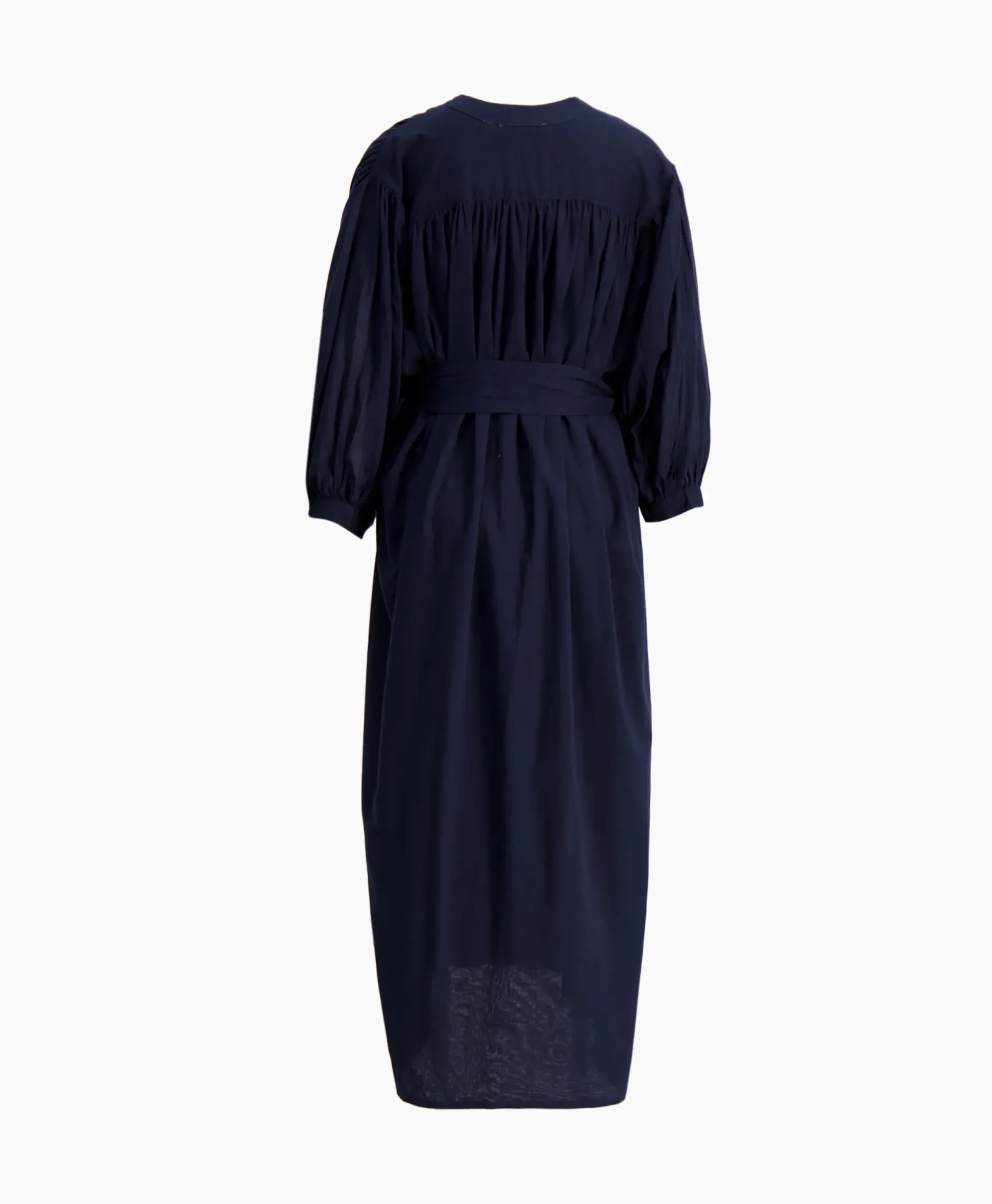 Maxi Jurk Balloon Long Double Layered Donker Blauw^Sea Me Happy Best