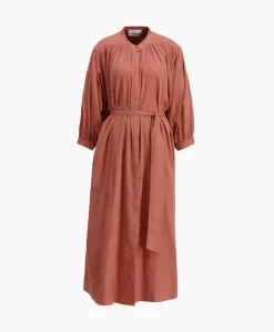 Maxi Jurk Balloon Long Double Layered Bruin^Sea Me Happy Outlet