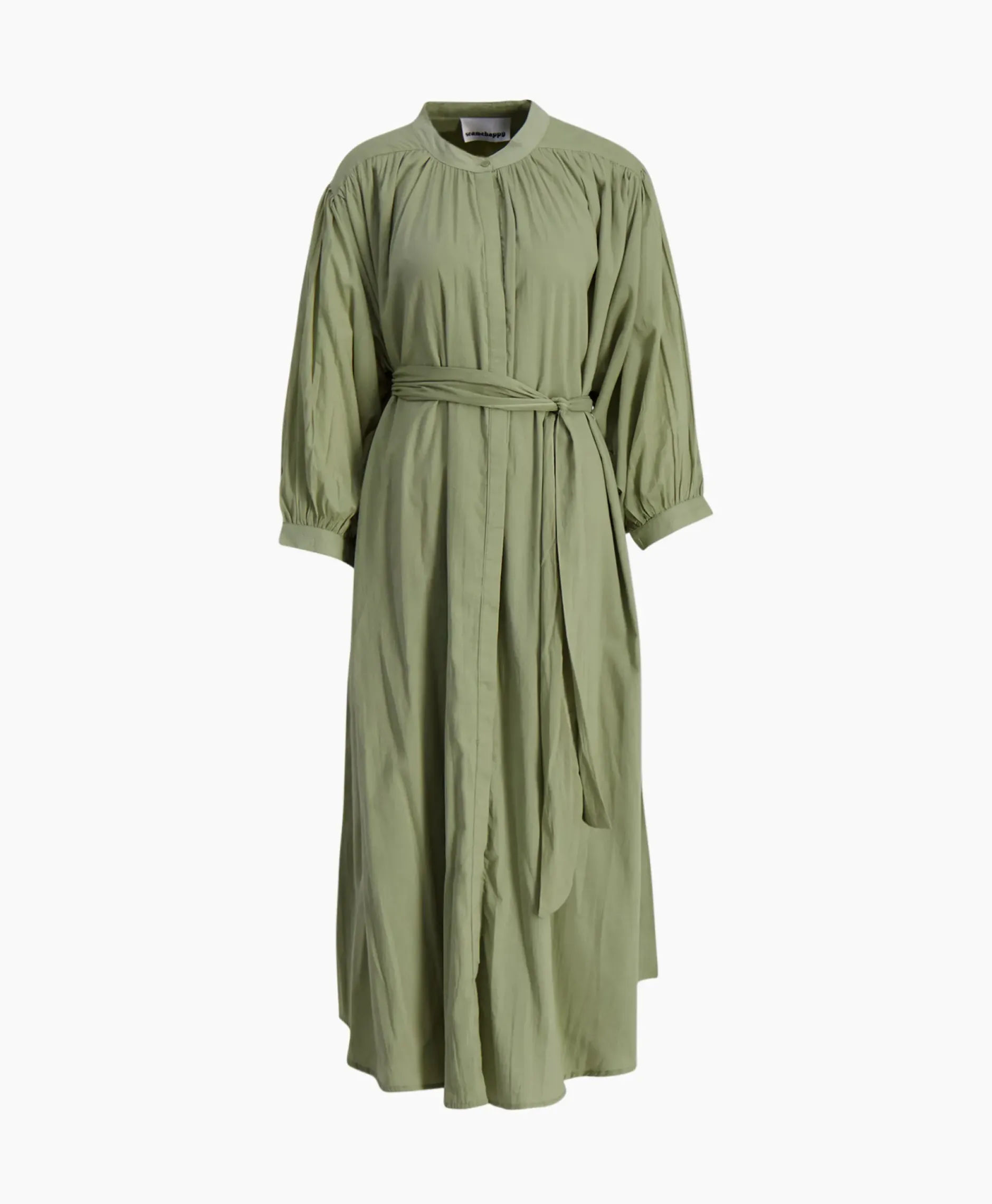 Maxi Jurk Balloon Long Double Layered Licht Groen^Sea Me Happy Outlet