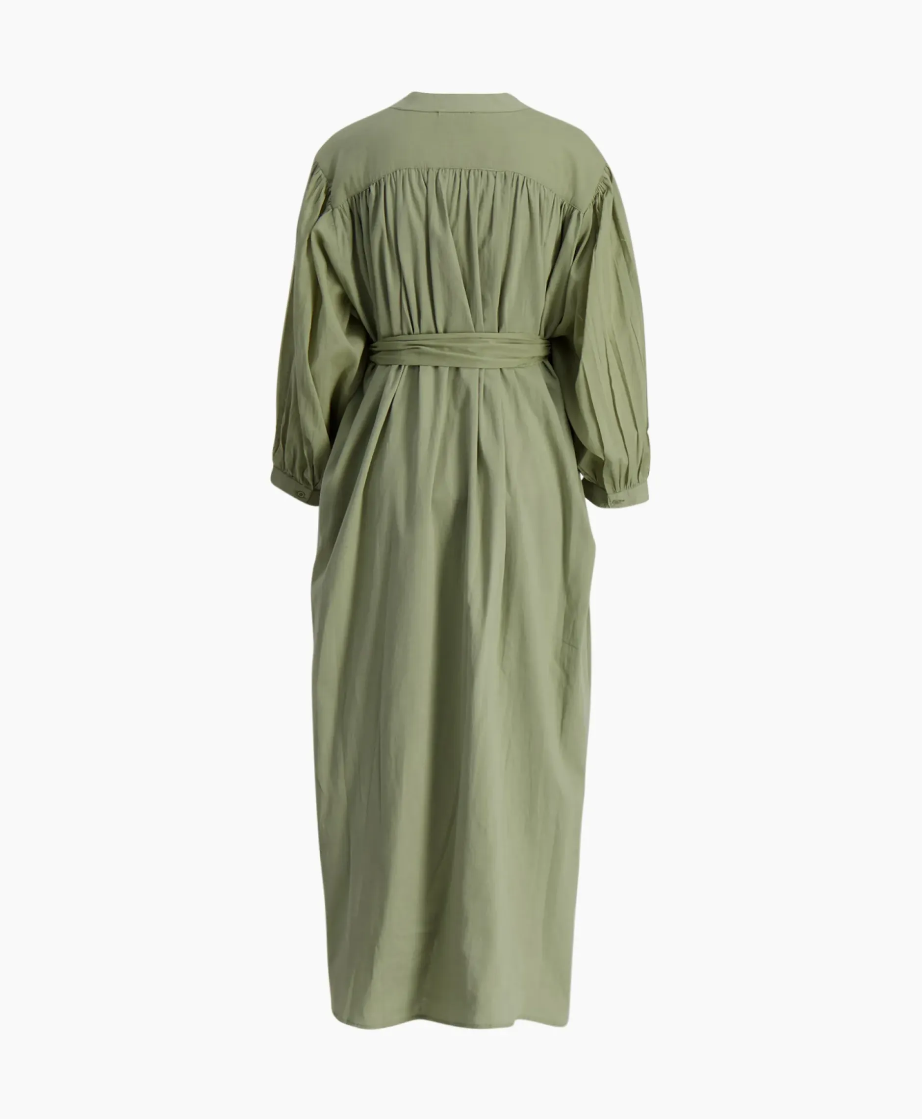 Maxi Jurk Balloon Long Double Layered Licht Groen^Sea Me Happy Outlet