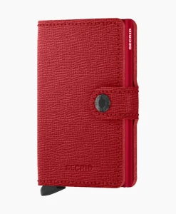 Portemonnee Miniwallet Crisple Rood^Secrid Sale