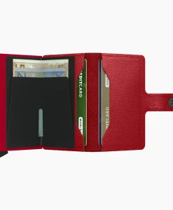 Portemonnee Miniwallet Crisple Rood^Secrid Sale