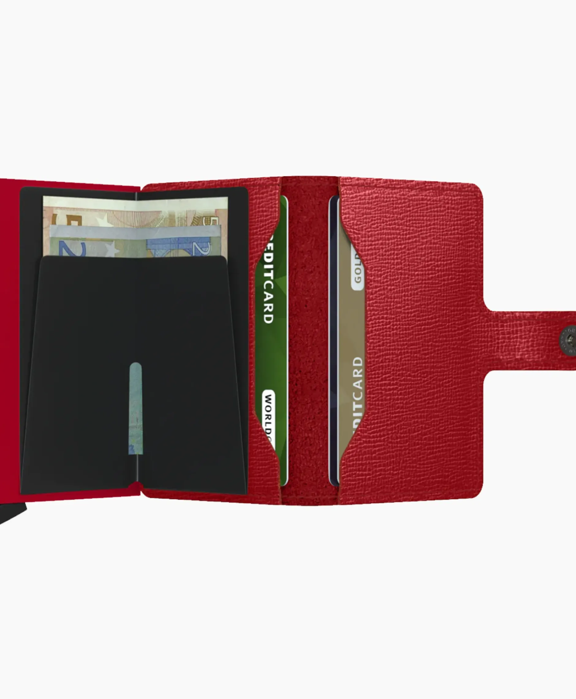 Portemonnee Miniwallet Crisple Rood^Secrid Sale