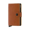 Portemonnee Miniwallet Perforated Bruin^Secrid New
