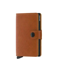 Portemonnee Miniwallet Perforated Bruin^Secrid New