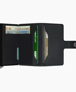 Portemonnee Premium Miniwallet Emboss Lines Black Zwart^Secrid Hot
