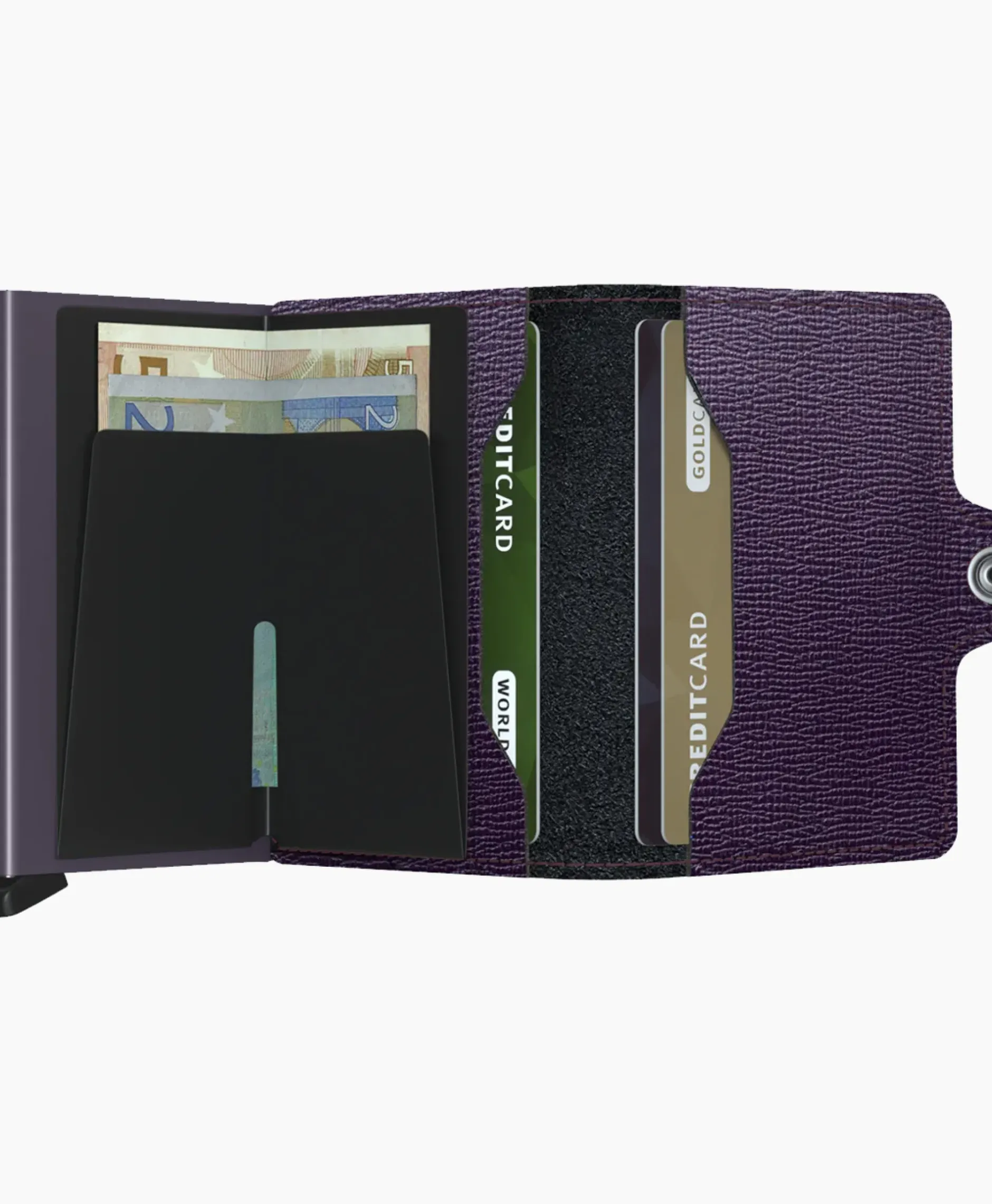Portemonnee Twinwallet Crisple Paars^Secrid Hot