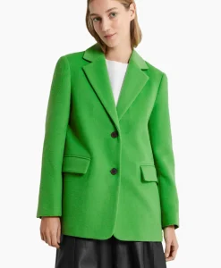 Blazer Sasja Wool B Groen^Selected Femme New
