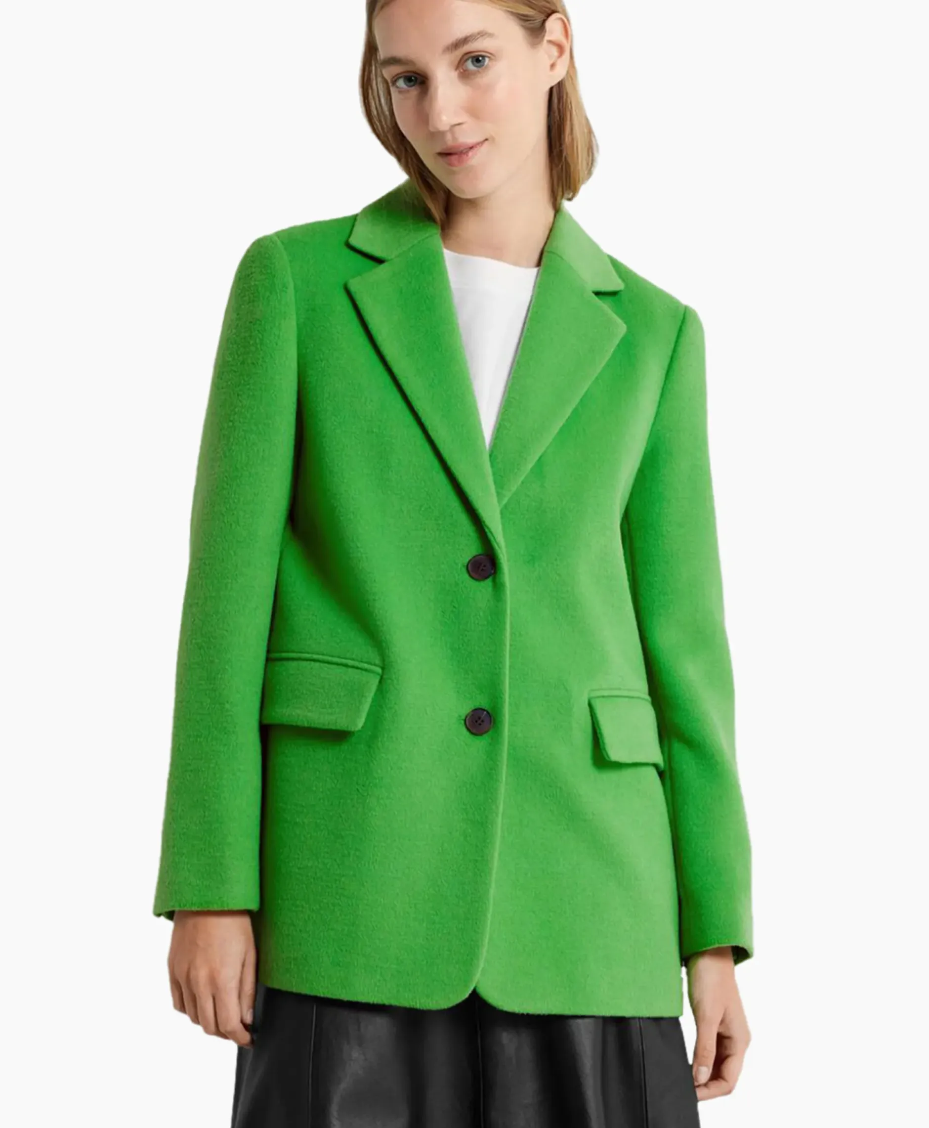 Blazer Sasja Wool B Groen^Selected Femme New