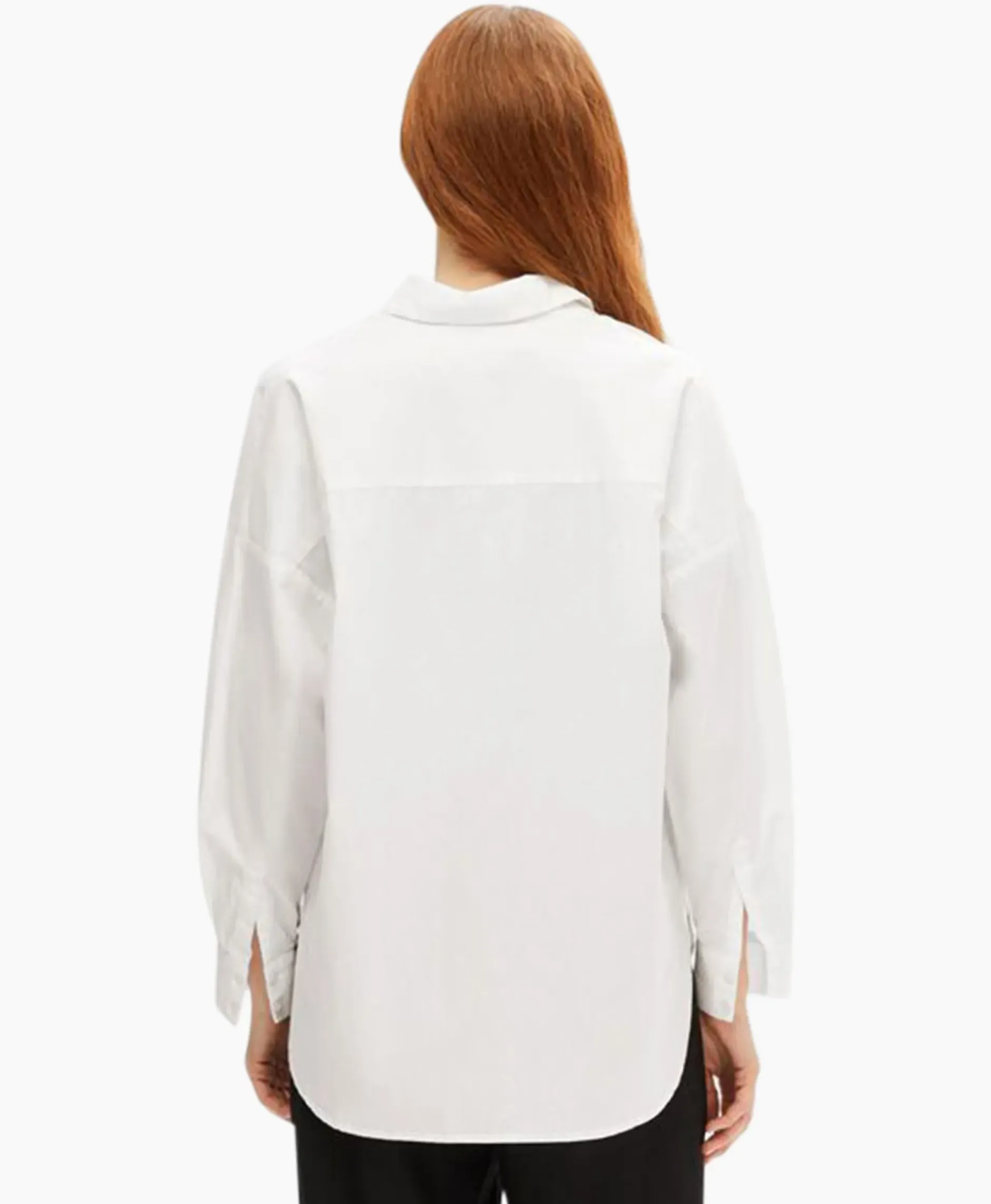 Blouse Dina-Sanni Ls Shirt Noos Wit^Selected Femme Hot