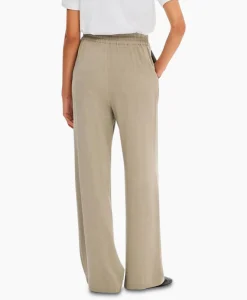 Broek Viva-Gulia Mw Long Linen Pant No Licht Grijs^Selected Femme