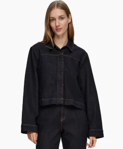Jack Lisa Boxy Denim Jacket D2 Donker Blauw^Selected Femme Online