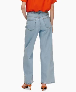Jeans Alice-N Hw Wide Lon Sky Blue Jea Licht Blauw^Selected Femme