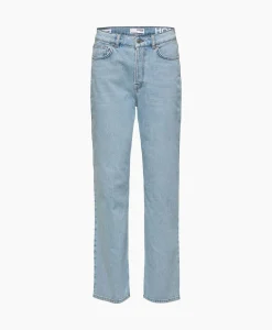 Jeans Alice-N Hw Wide Lon Sky Blue Jea Licht Blauw^Selected Femme