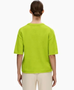 Pullover Maline-Liliana 2/4 Knit O-Neck N Groen^Selected Femme Outlet