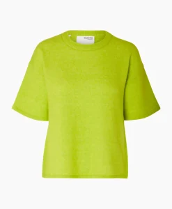 Pullover Maline-Liliana 2/4 Knit O-Neck N Groen^Selected Femme Outlet