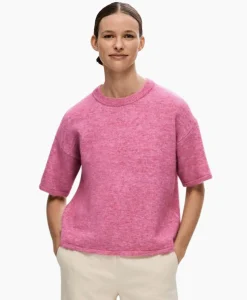 Pullover Maline-Liliana 2/4 Knit O-Neck N Roze^Selected Femme Hot