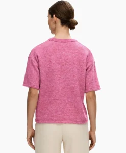 Pullover Maline-Liliana 2/4 Knit O-Neck N Roze^Selected Femme Hot