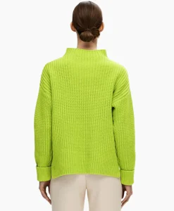 Pullover Selma Ls Knit Noos Groen^Selected Femme
