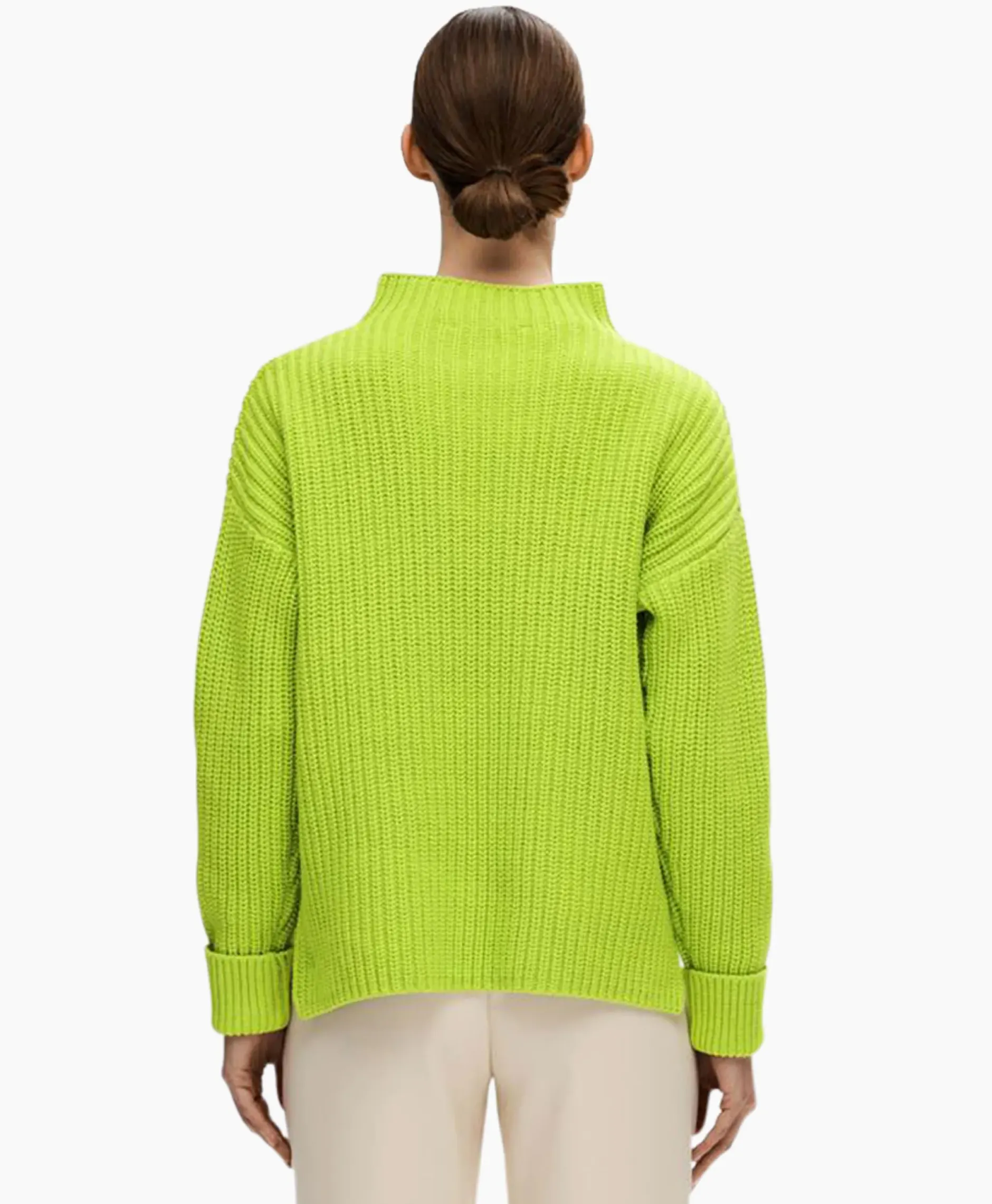 Pullover Selma Ls Knit Noos Groen^Selected Femme
