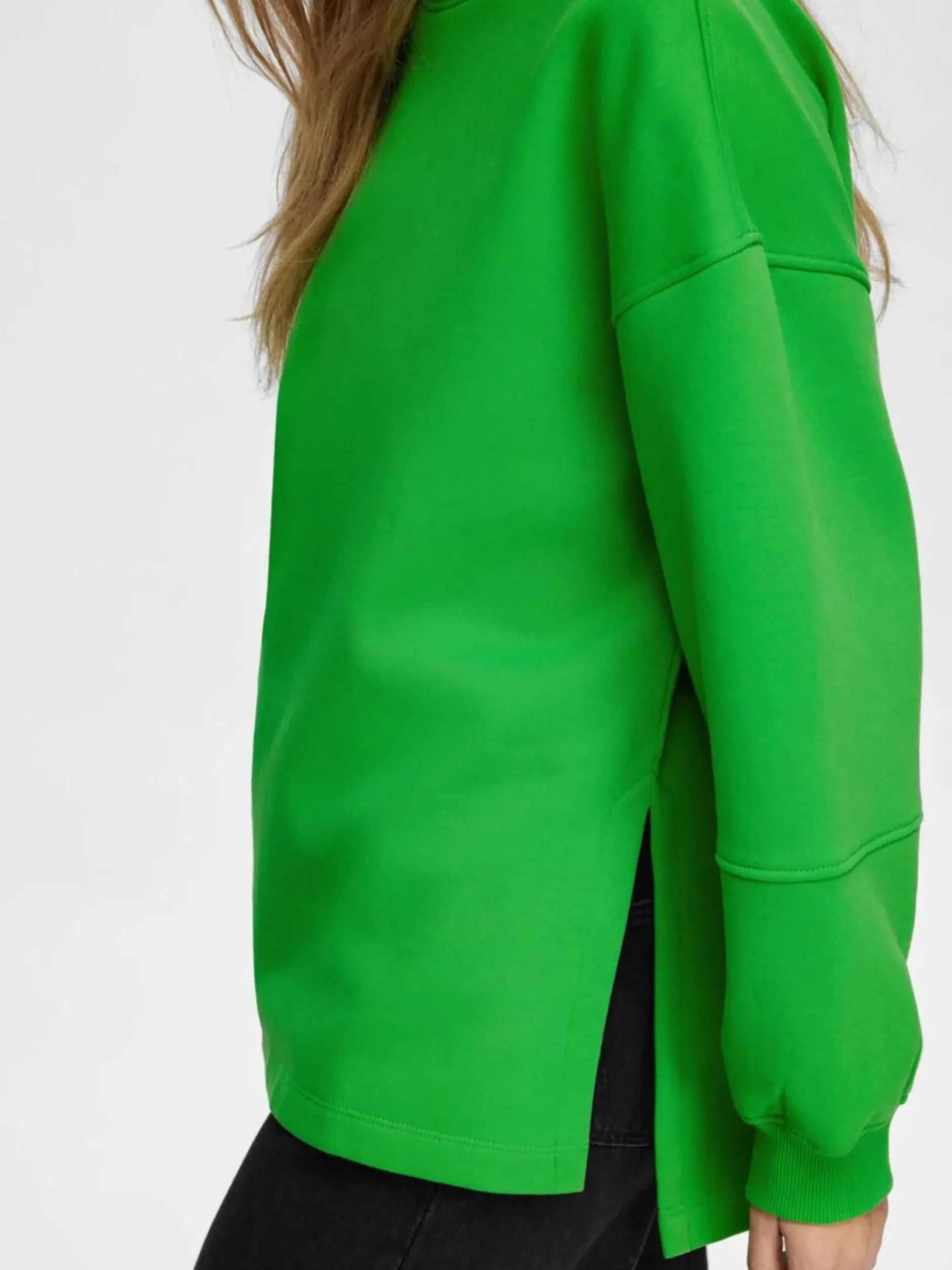 Pullover Yrsa Ls Crew Neck Sweat Groen^Selected Femme New