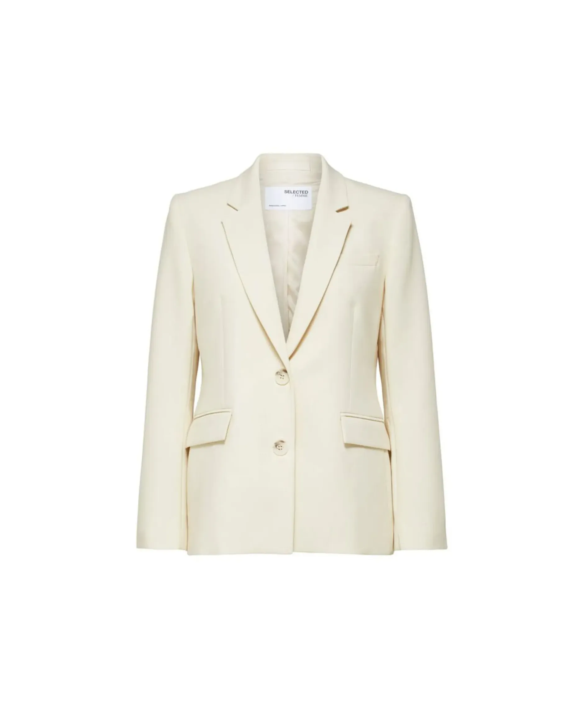 Jasje Rita Classic Blazer Birch B Off White^Selected Femme Discount
