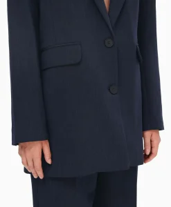 Jasje Rita Ls Relaxed Blazer D Sapdonker Blauw^Selected Femme Discount