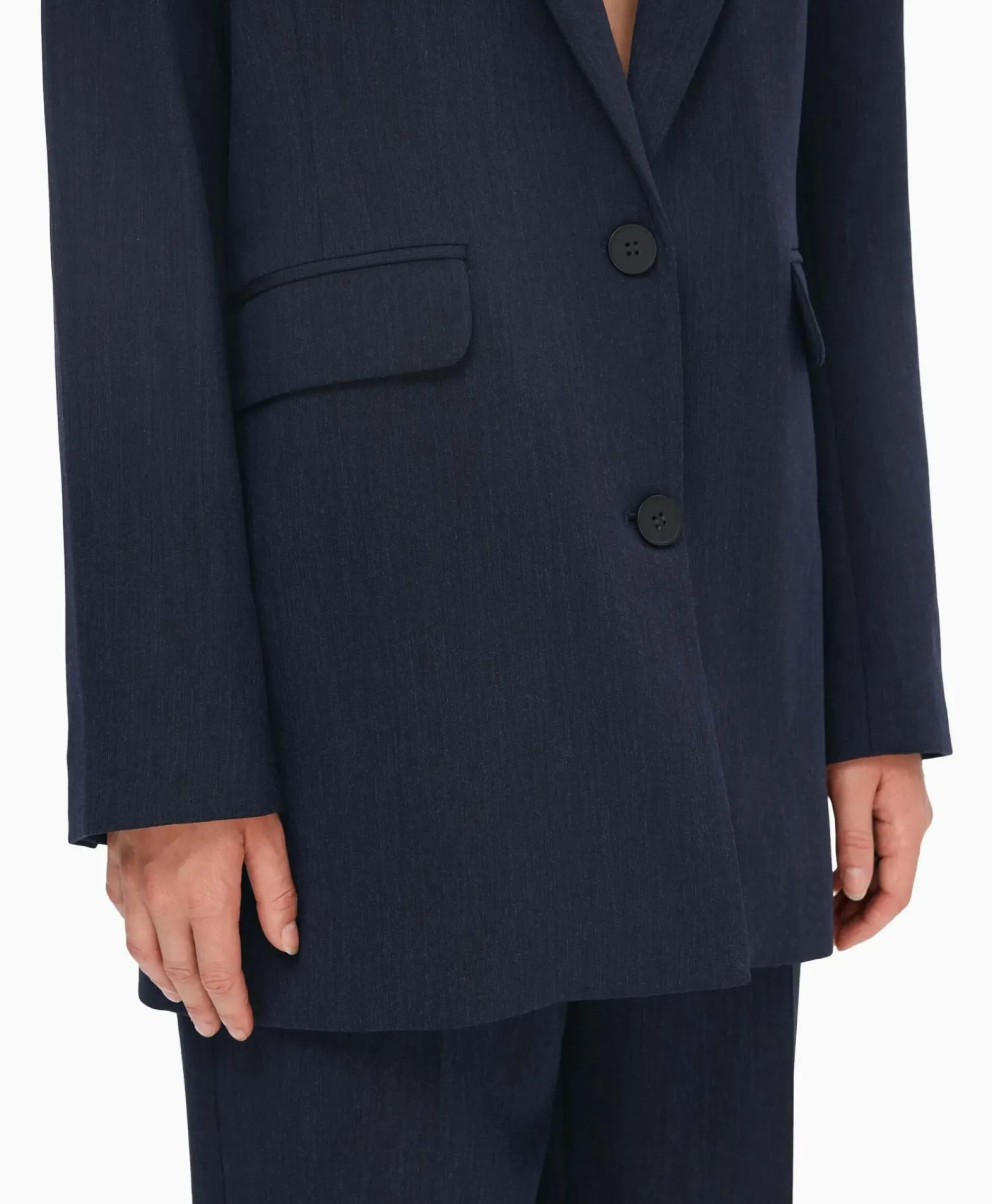 Jasje Rita Ls Relaxed Blazer D Sapdonker Blauw^Selected Femme Discount