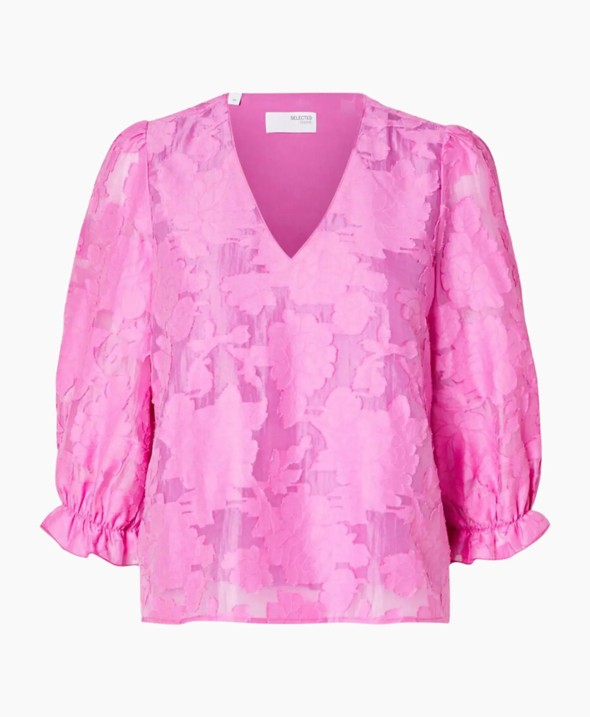 Top Cathi-Sadie 3/4 Ff Roze^Selected Femme Hot