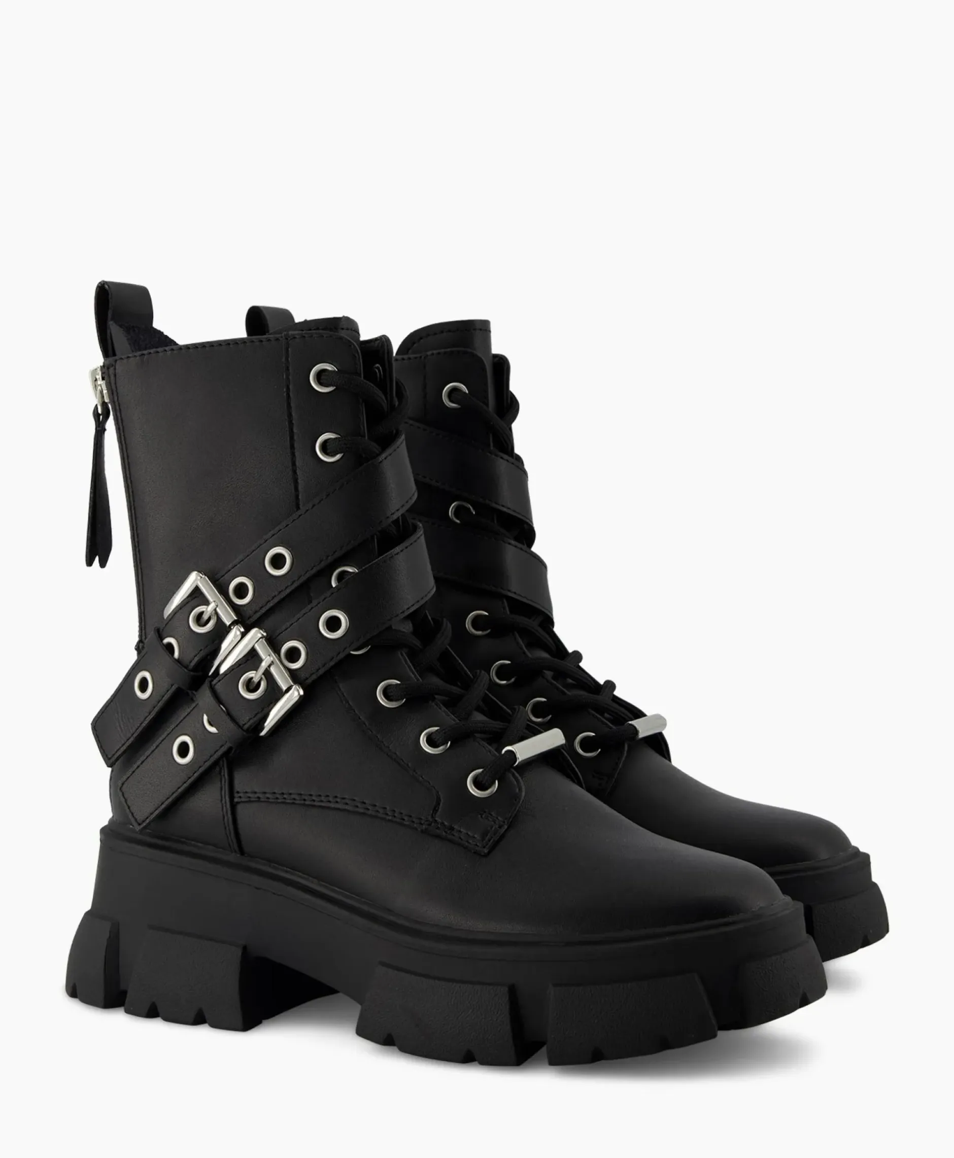Enkellaars Traction Zwart^Steve Madden New