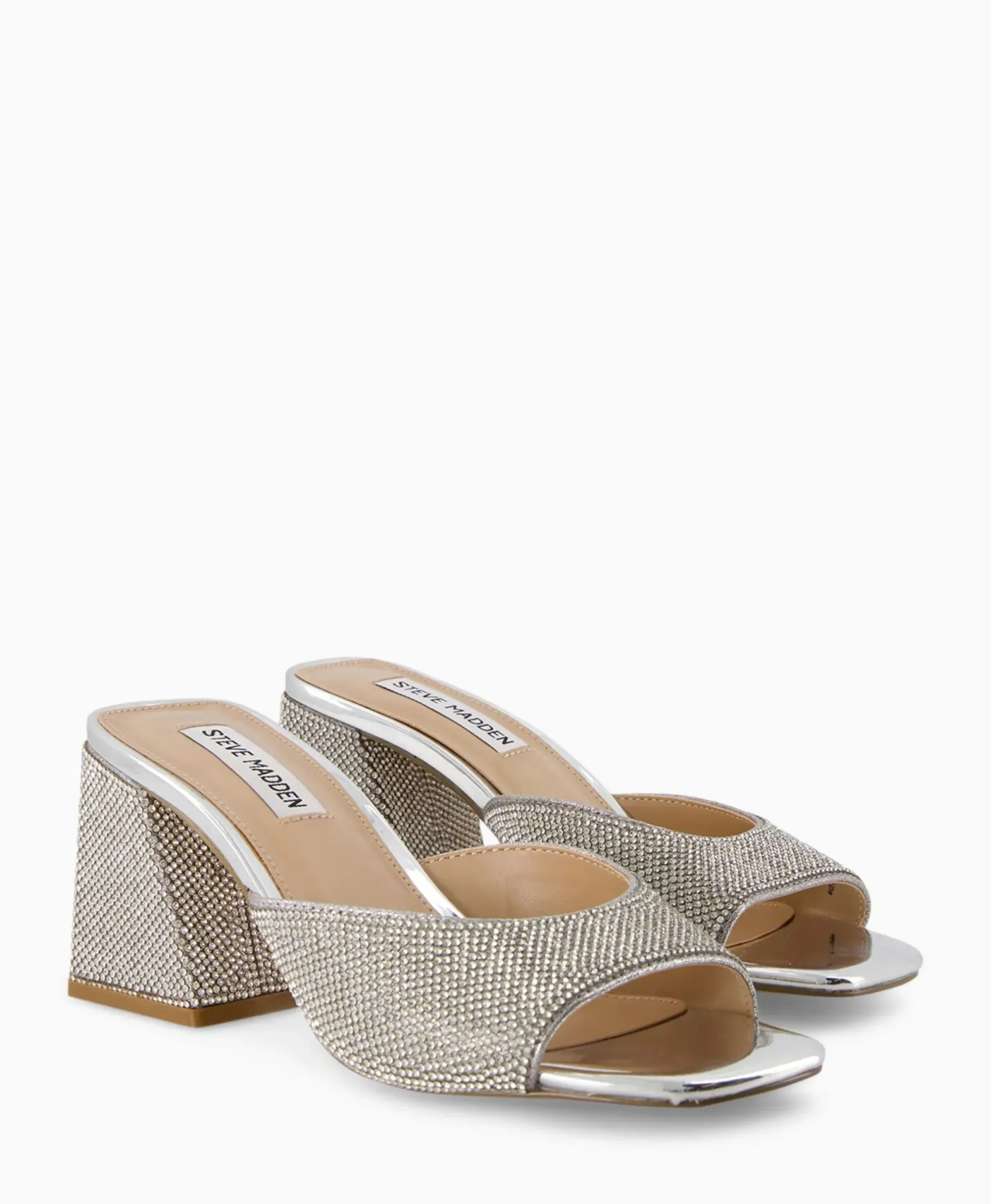 Sandaal Met Hak Glowing-R Zilver^Steve Madden Discount