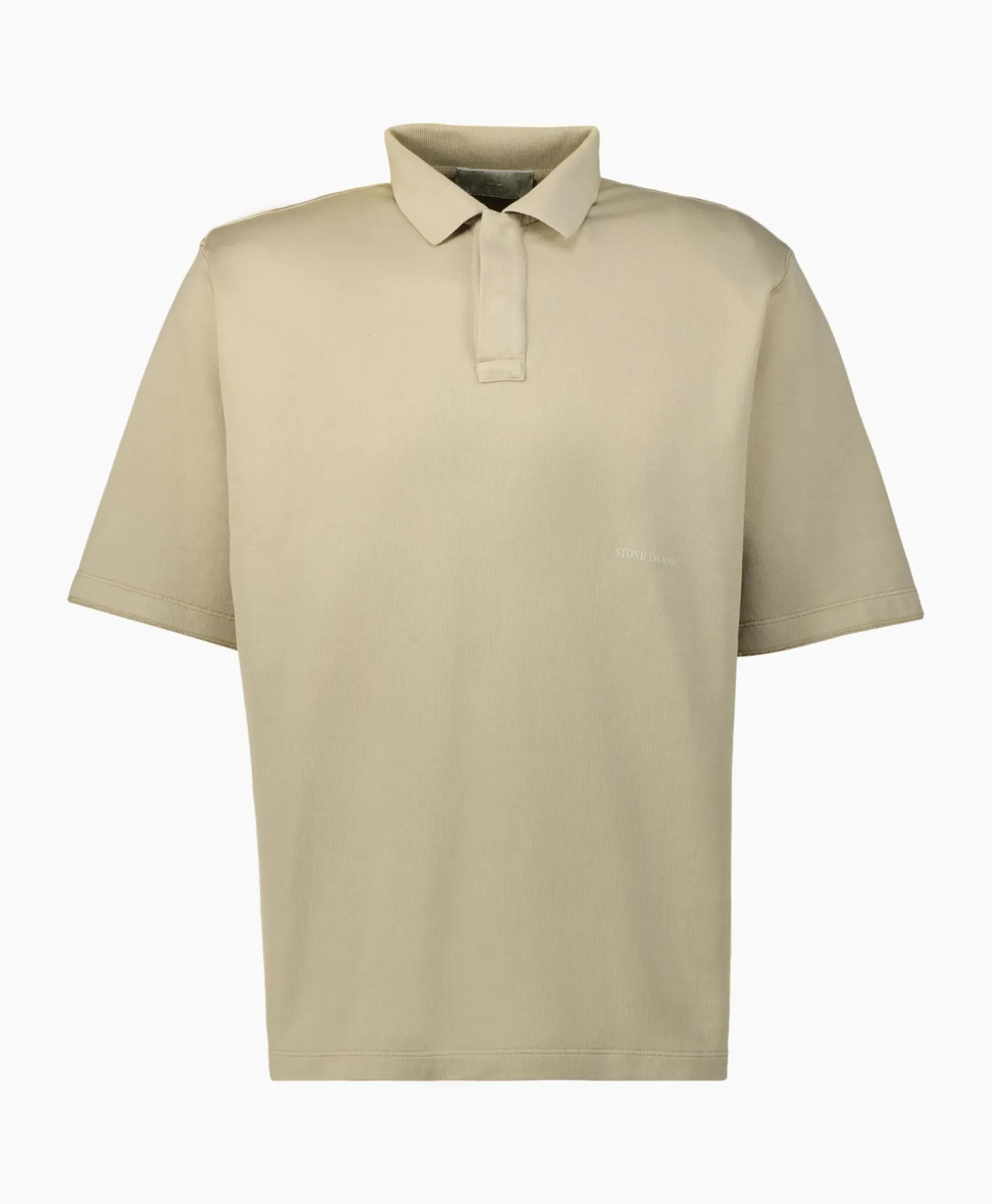 Polo 216F3 Ghost Piece Beige^Stone Island Hot