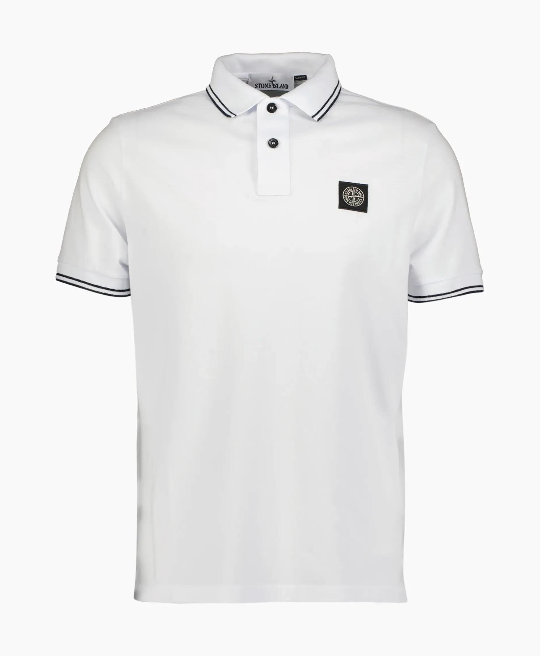 Polo 2Sc18 Wit^Stone Island Outlet