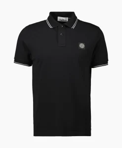 Polo 2Sc18 Zwart^Stone Island