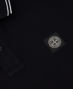 Polo 2Sc18 Zwart^Stone Island