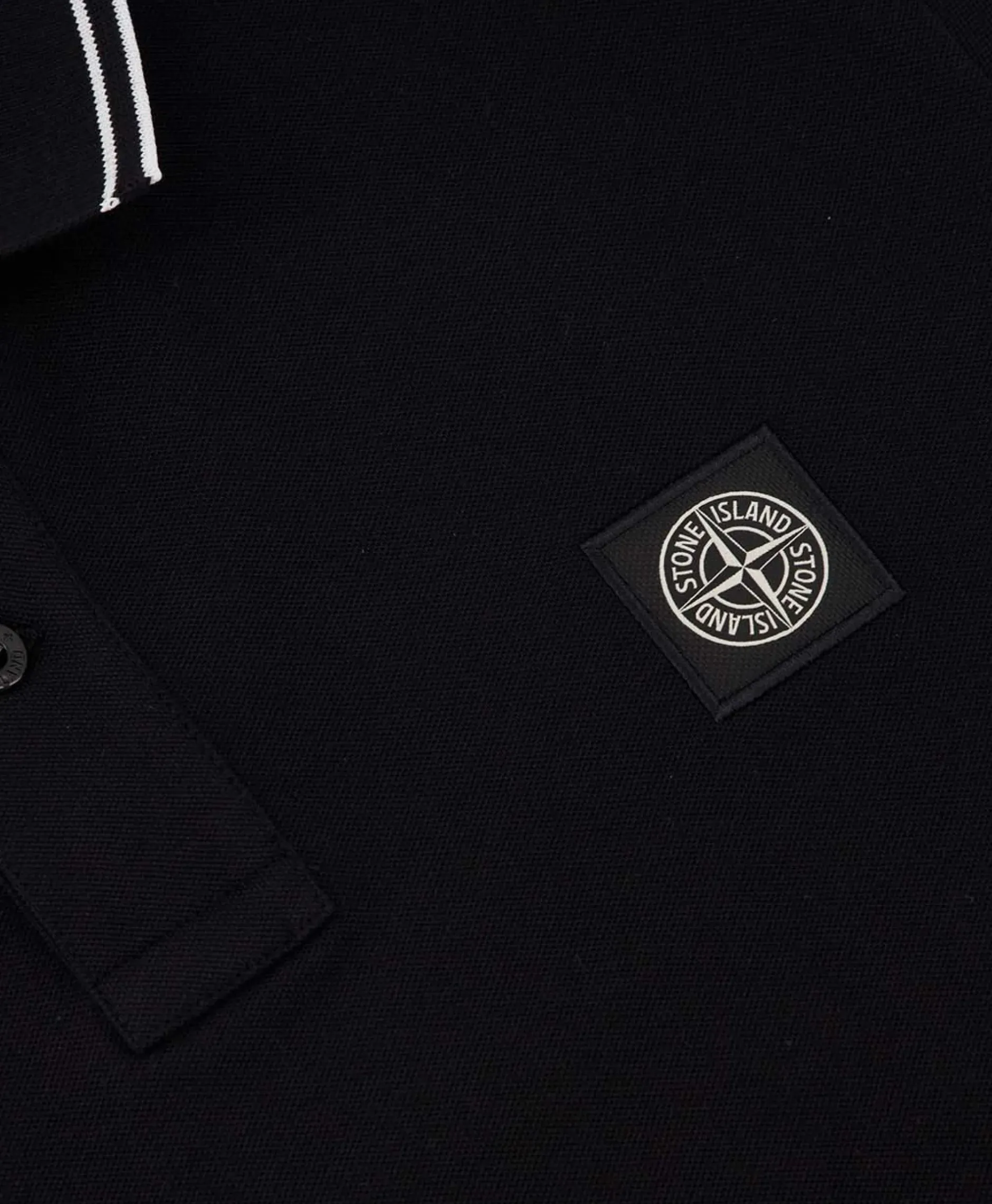Polo 2Sc18 Zwart^Stone Island