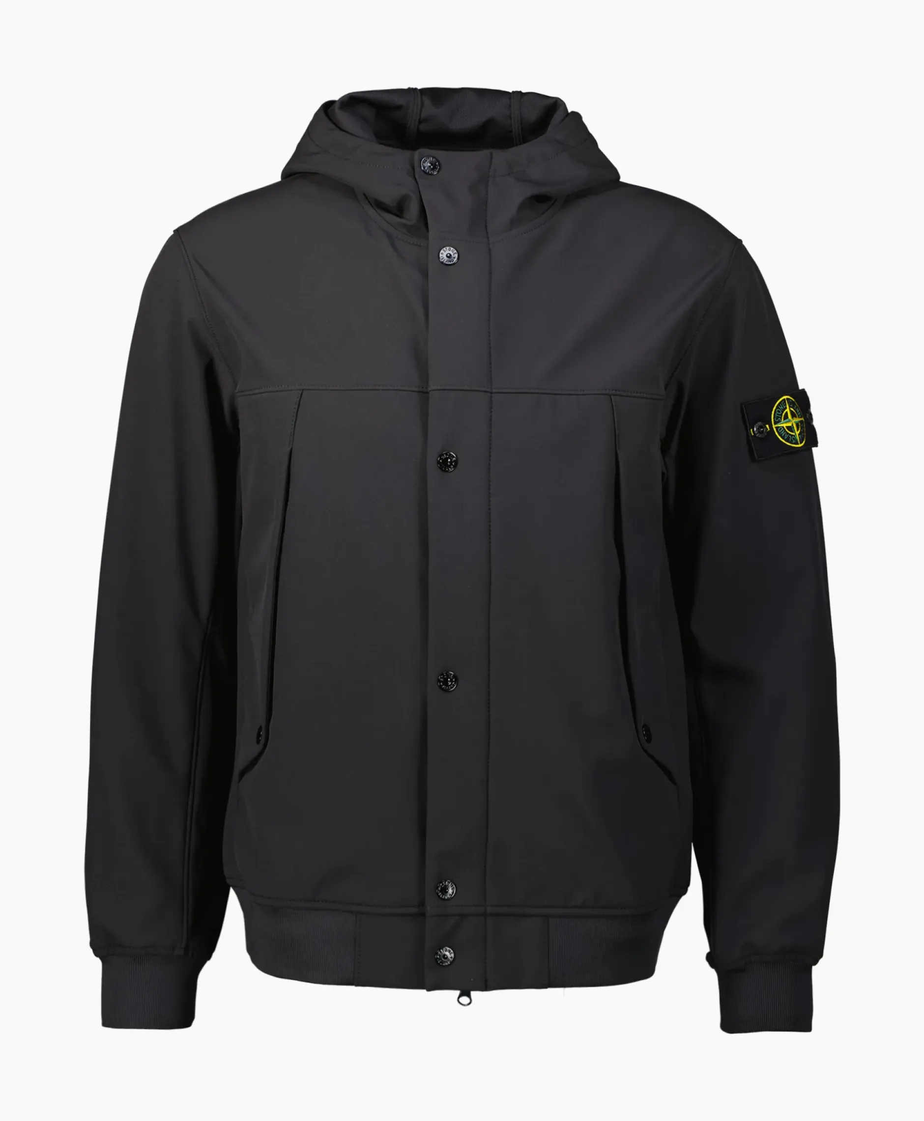 Softshell Jas 40227 Zwart^Stone Island Best