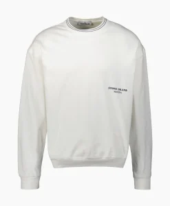 Sweater 614X2 Wit^Stone Island Discount