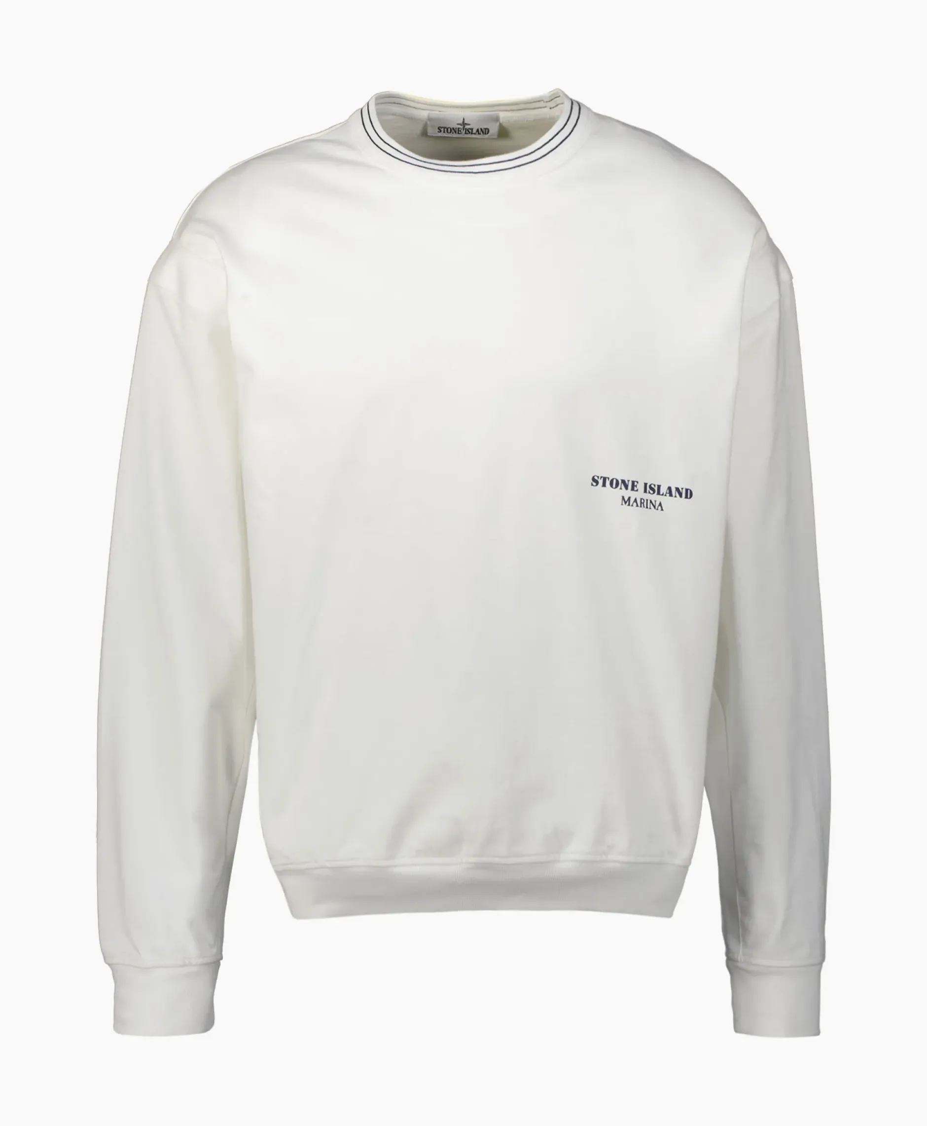 Sweater 614X2 Wit^Stone Island Discount