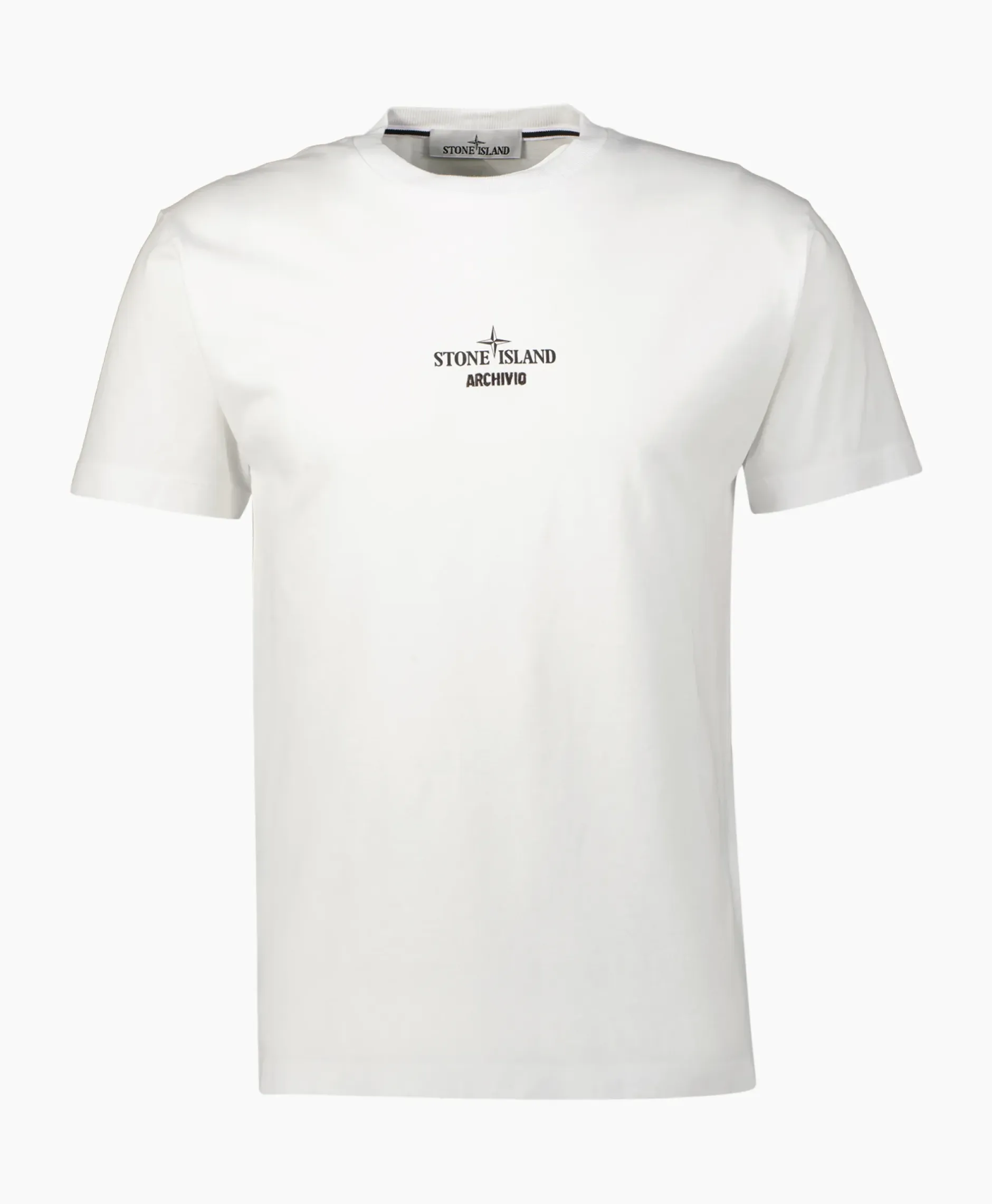 T-Shirt 2Ns91 Wit^Stone Island Outlet