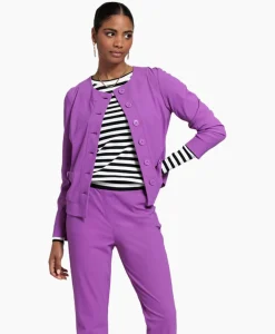 Blazer Janet Bonded Paars^Studio Anneloes