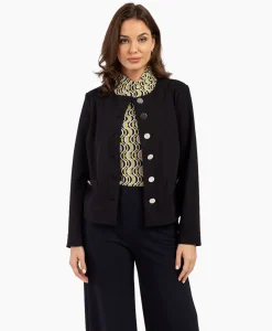 Blazer Janet Bonded Zwart Dessin^Studio Anneloes Clearance