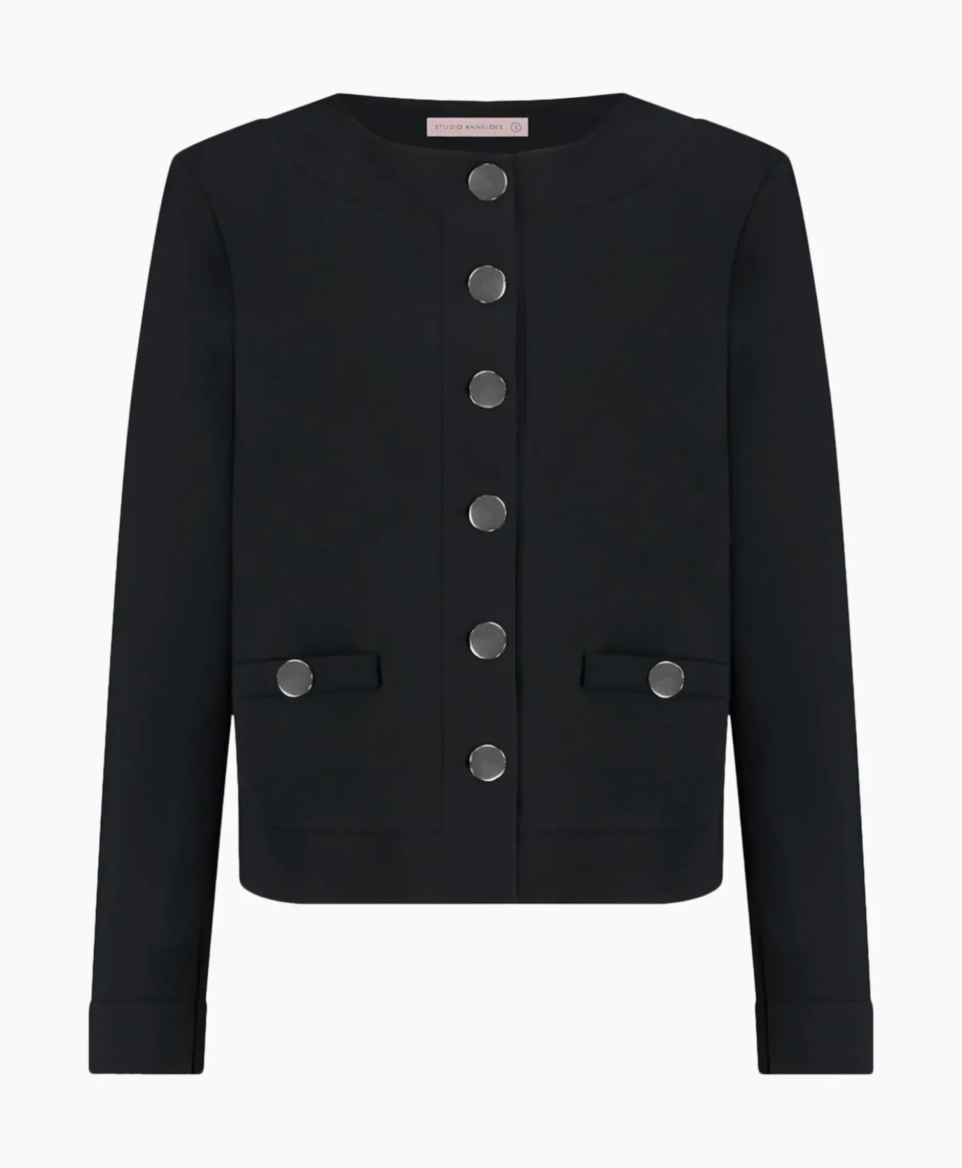 Blazer Janet Bonded Zwart Dessin^Studio Anneloes Clearance