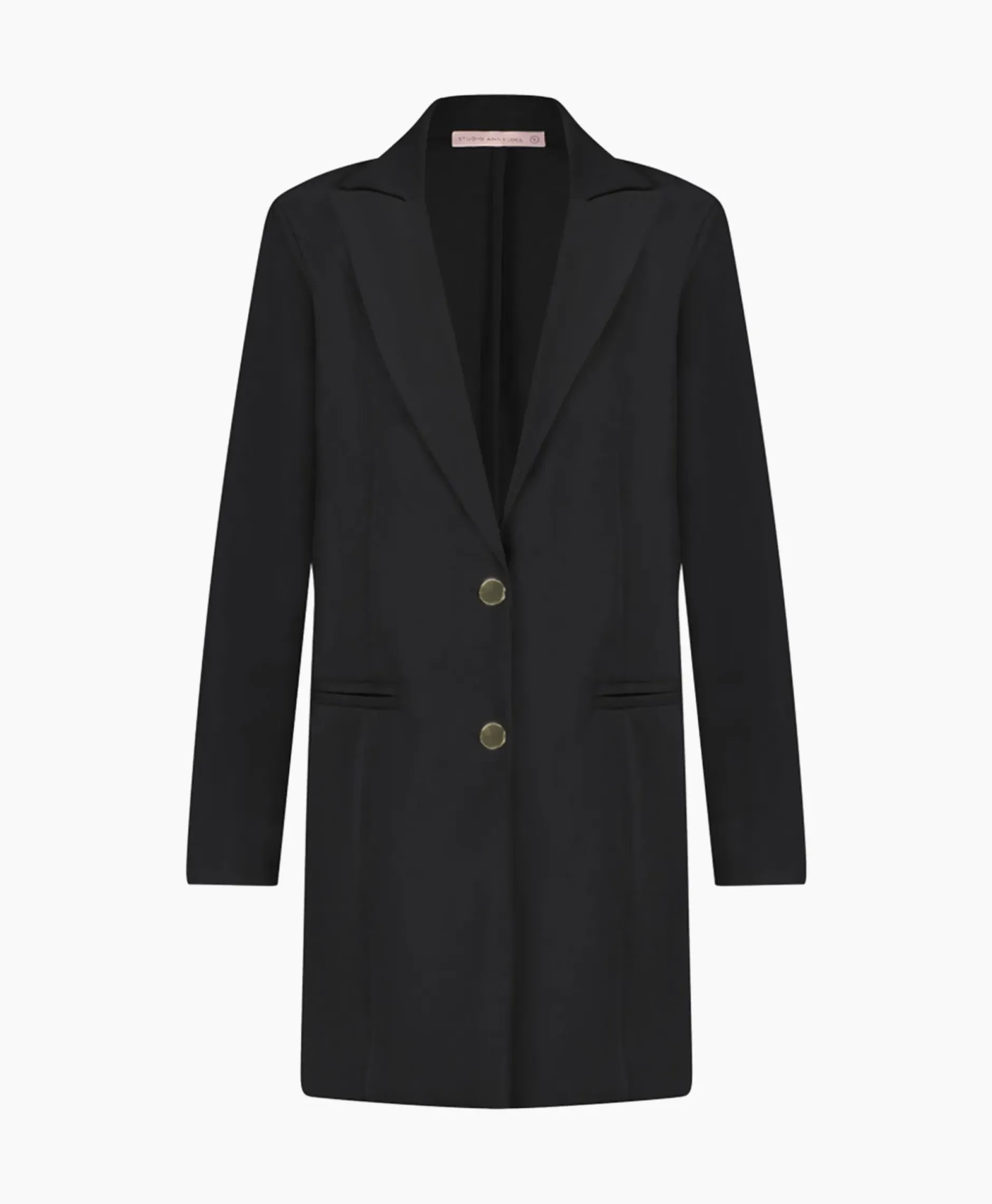 Blazer Jazzy Bonded Zwart^Studio Anneloes Best