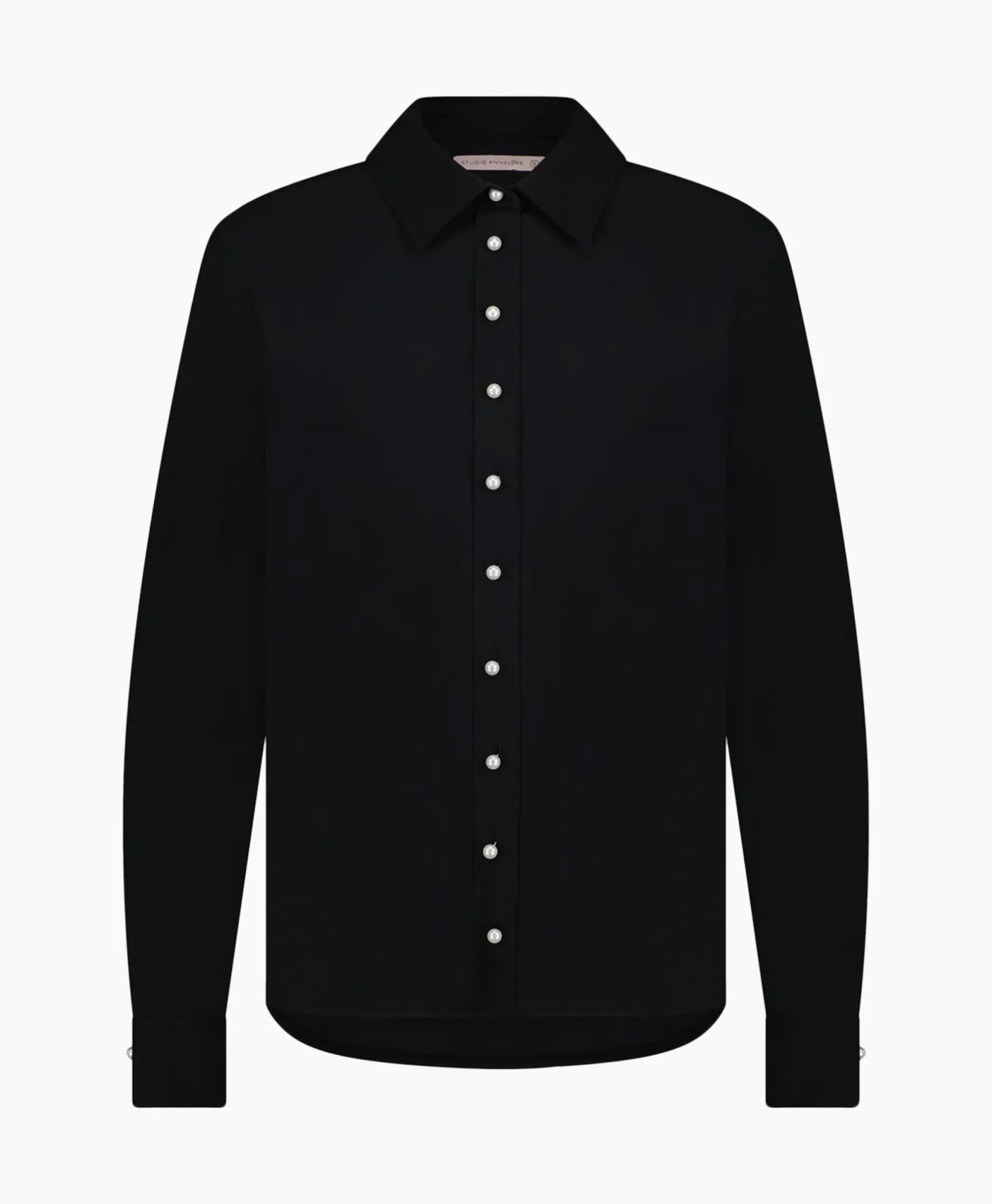 Blouse Bobby Pearl Pinstripe Zwart Dessin^Studio Anneloes Best