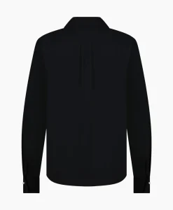 Blouse Bobby Pearl Pinstripe Zwart Dessin^Studio Anneloes Best