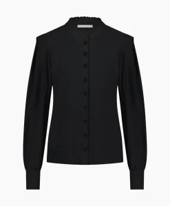 Blouse Nellie Zwart Dessin^Studio Anneloes Hot