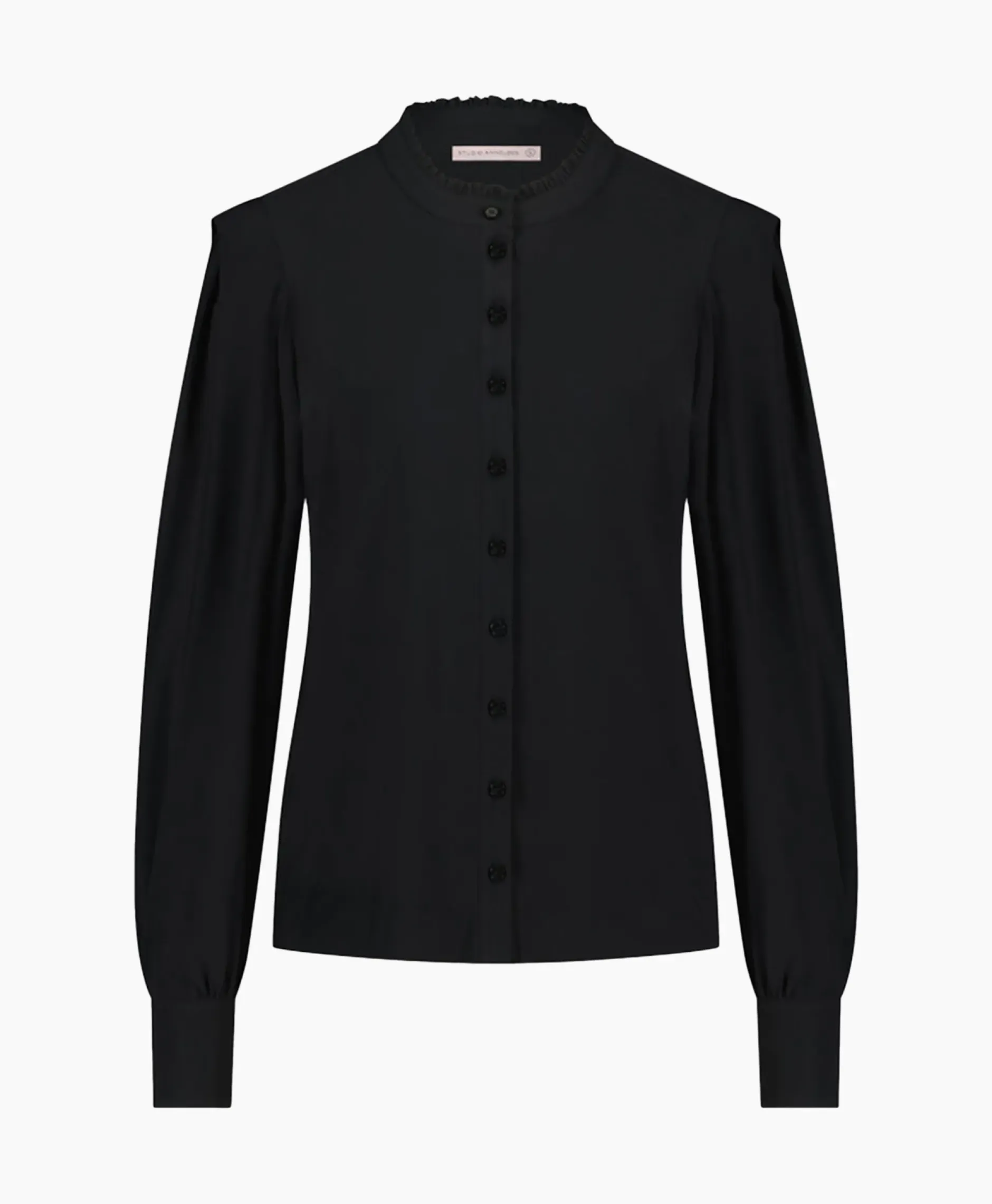 Blouse Nellie Zwart Dessin^Studio Anneloes Hot