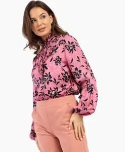 Blouse Odette Satin Blooming Combo L^Studio Anneloes